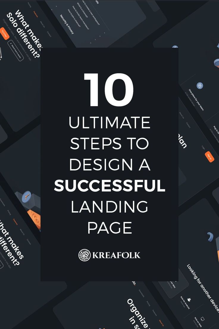 10 Ultimate Steps To Design A Successful Landing Page Landing Page Landing Page Examples Success