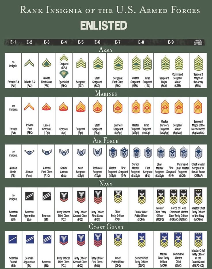 13 Best Military Rank Structure Charts Images On Pinterest Military