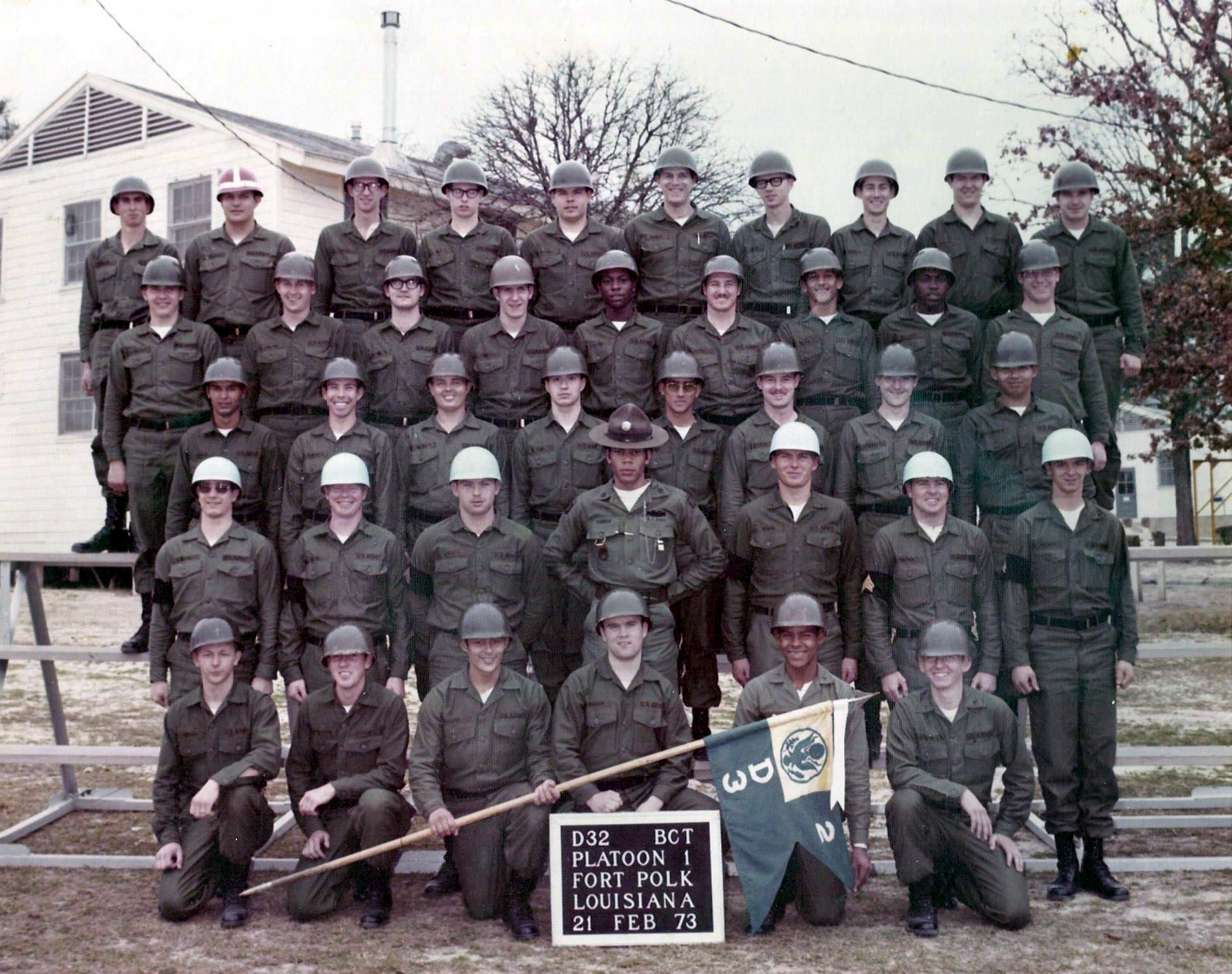 1971 Basic Training Graduation Book Fort Polk Louisiana Basic