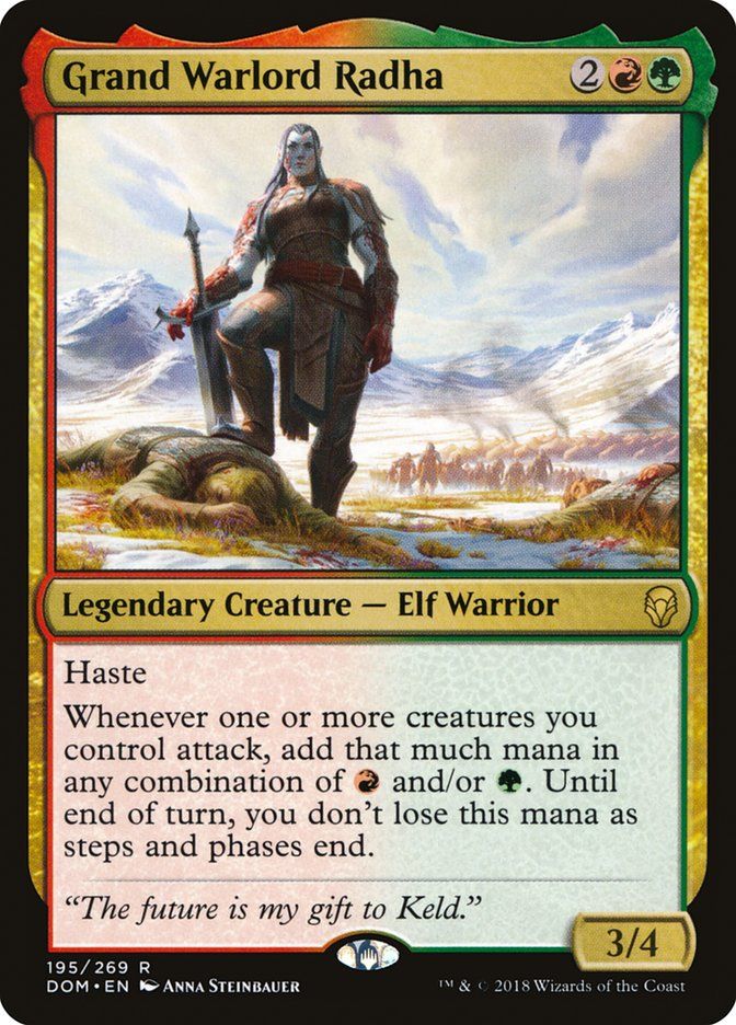 2 R G Legendary Creature Elf Warrior 3 4 Haste Whenever One Or More Creatures You