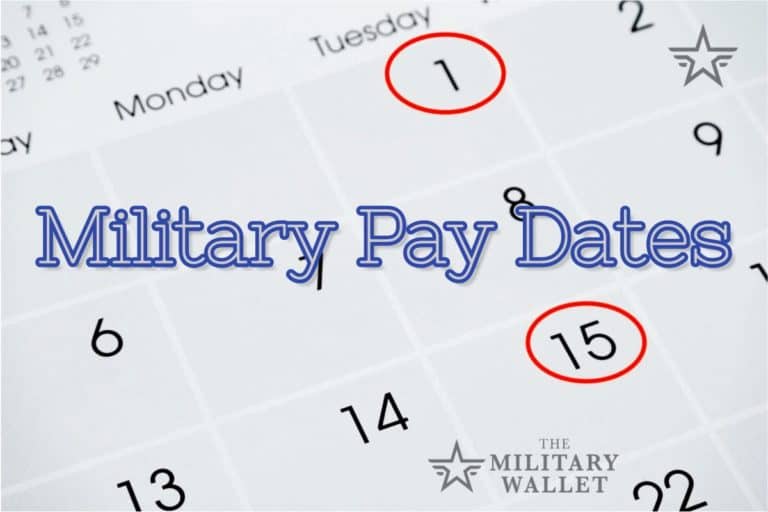 2021 Military Pay Dates When Do I Get Paid The Military Wallet