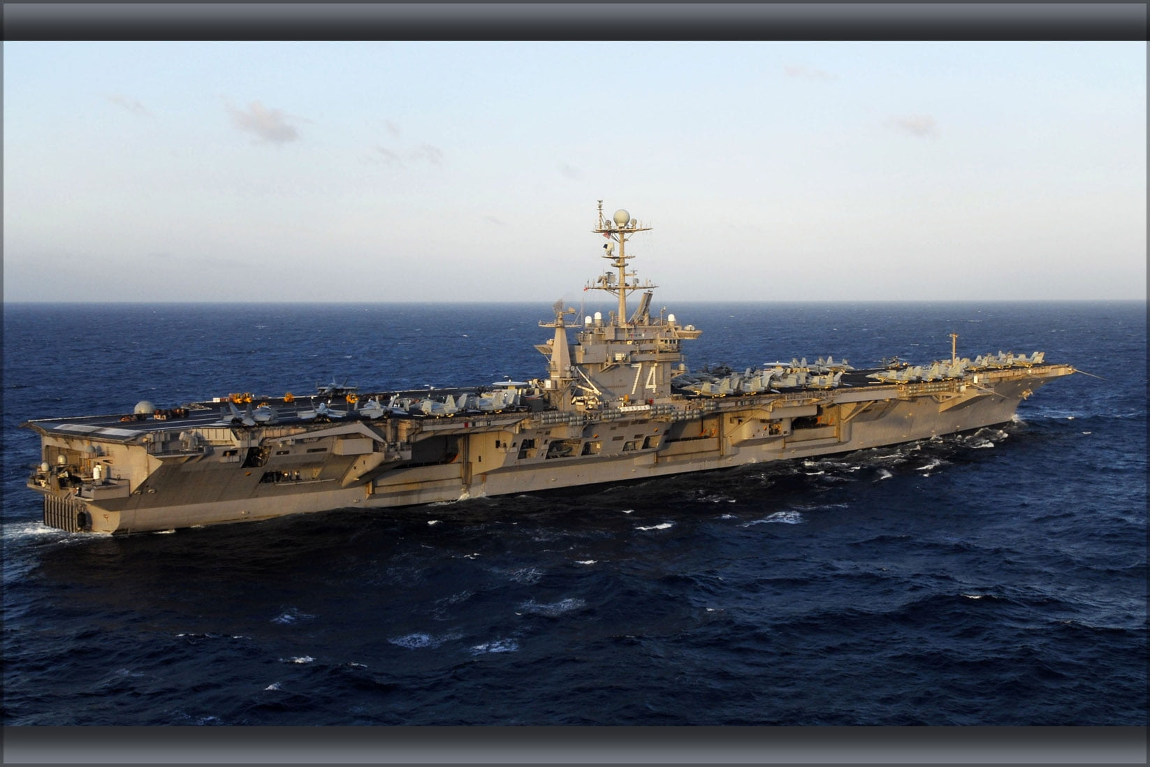 24 X36 Gallery Poster Aircraft Carrier Uss John C Stennis Cvn 74