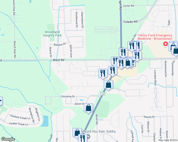 24705 W Rd Brownstown Charter Township Mi Walk Score