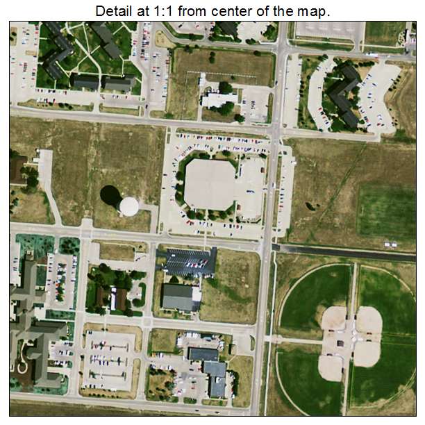 Aerial Photography Map Of Ellsworth Afb Sd South Dakota