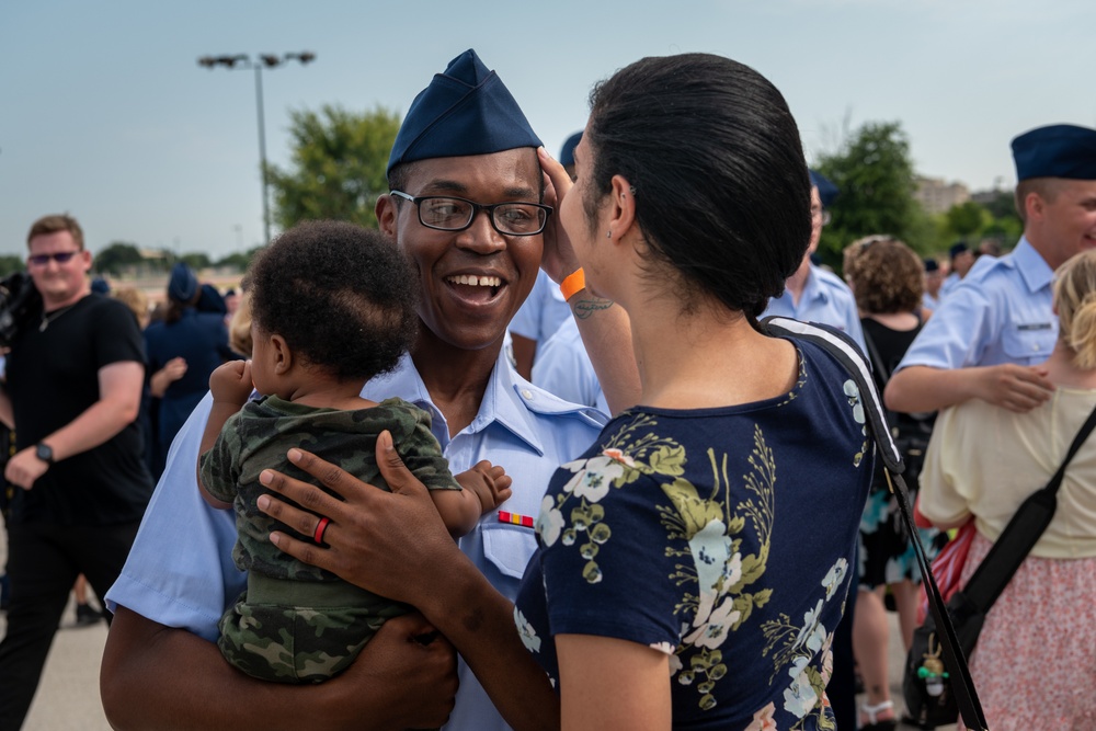 Air Force Basic Military Training Graduation Reopens To The Public