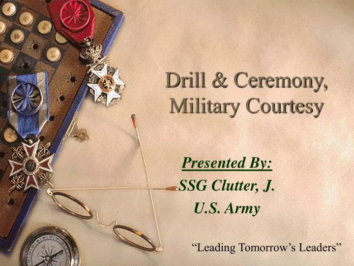 Army Drill And Ceremony Powerpoint Top Defense Systems