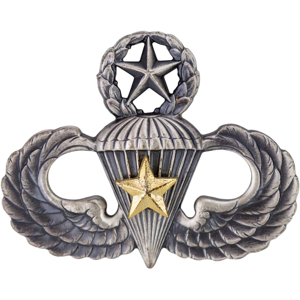 Army Master Combat Parachutist Badge 5Th Award Usamm