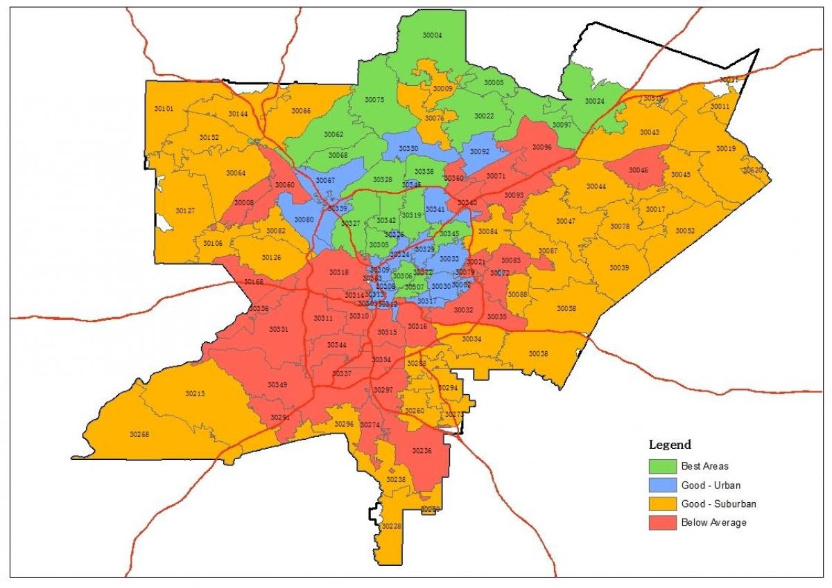 Atlanta Cities And Zip Codes