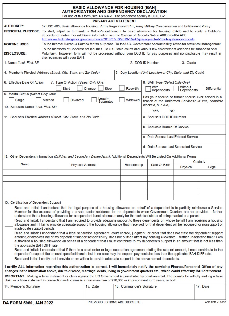 Basic Allowance For Housing Navy