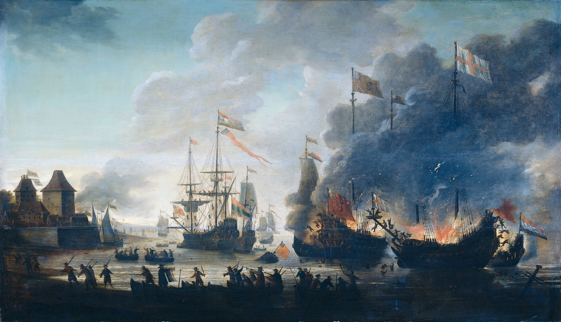 Battle Scenes History Of The Sailing Warship In The Marine Art