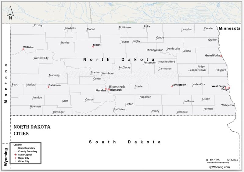 Big Towns In North Dakota