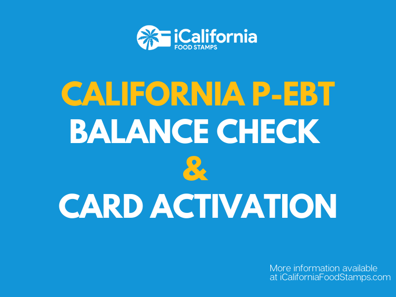 Calfresh Ebt Balance And Login California Food Stamps Help