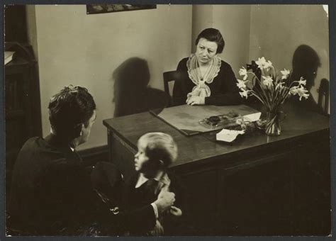 Caseworker Interviewing Family Community Service Society Photographs