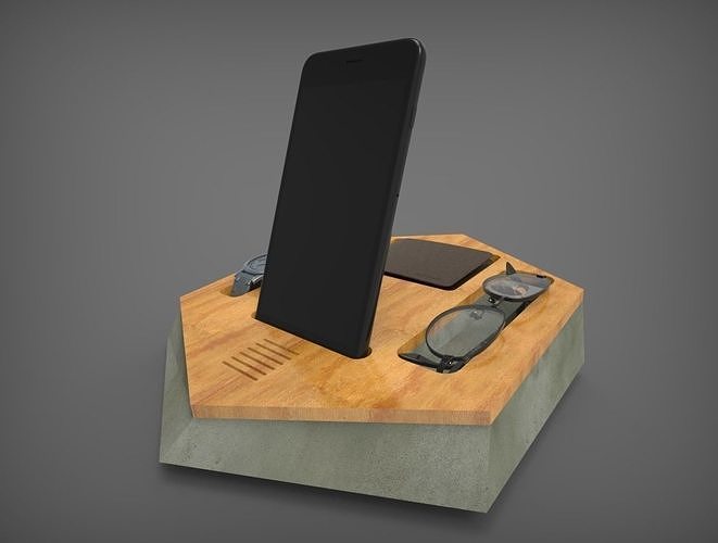 Cellphone Dock And Organizer 3D Model Cgtrader