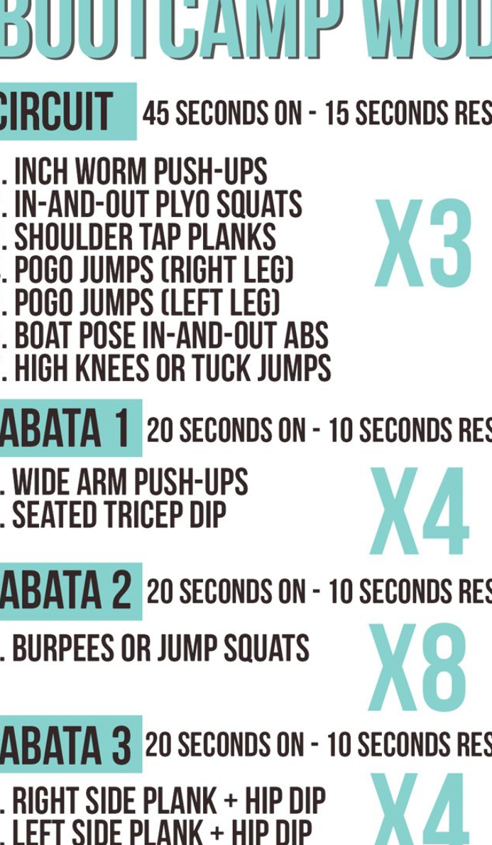 Clapham Bootcamp Workout