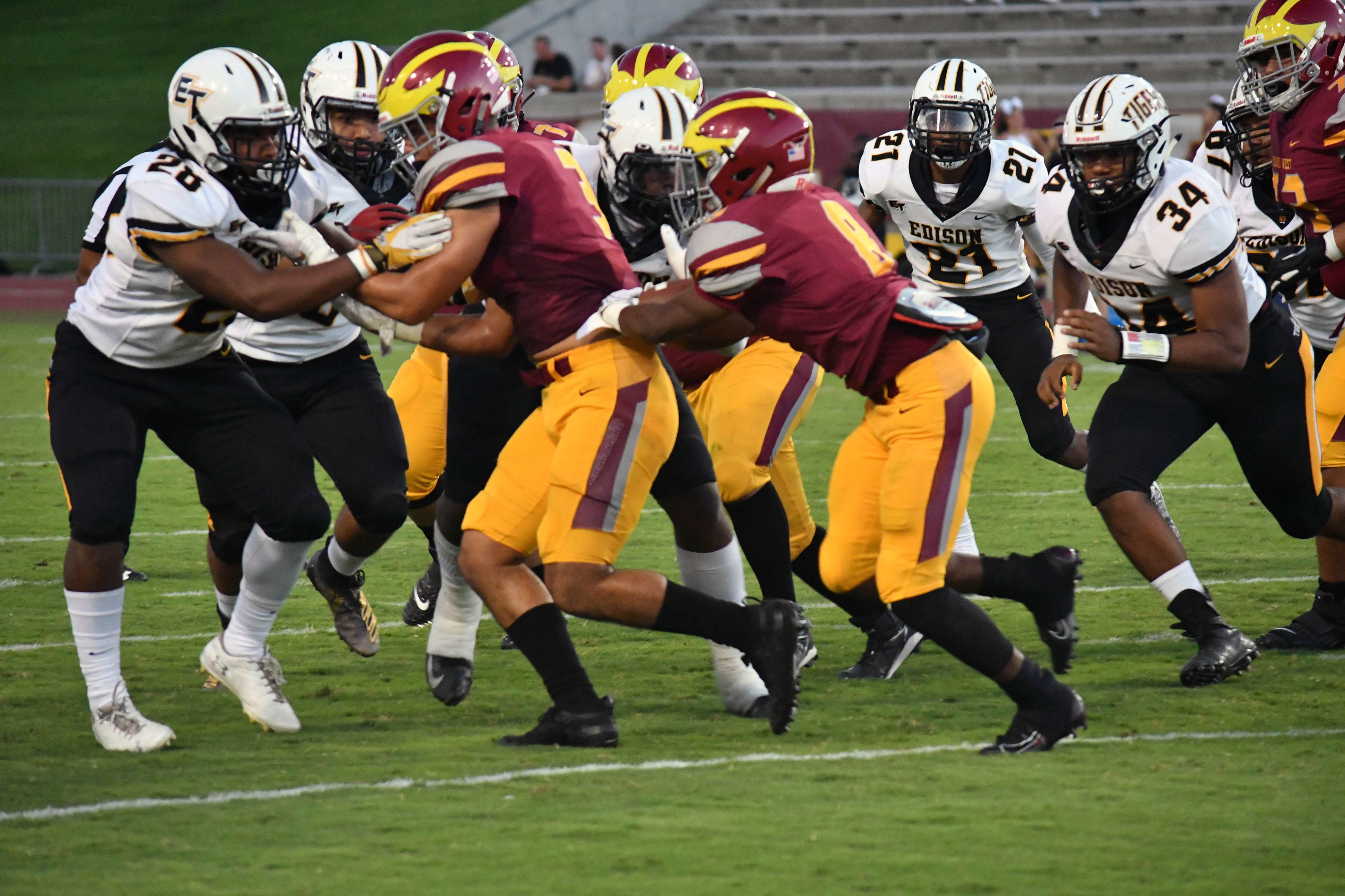 Clovis West Football 2010 Week 5 Clovis West 50 Edison 28 Youtube