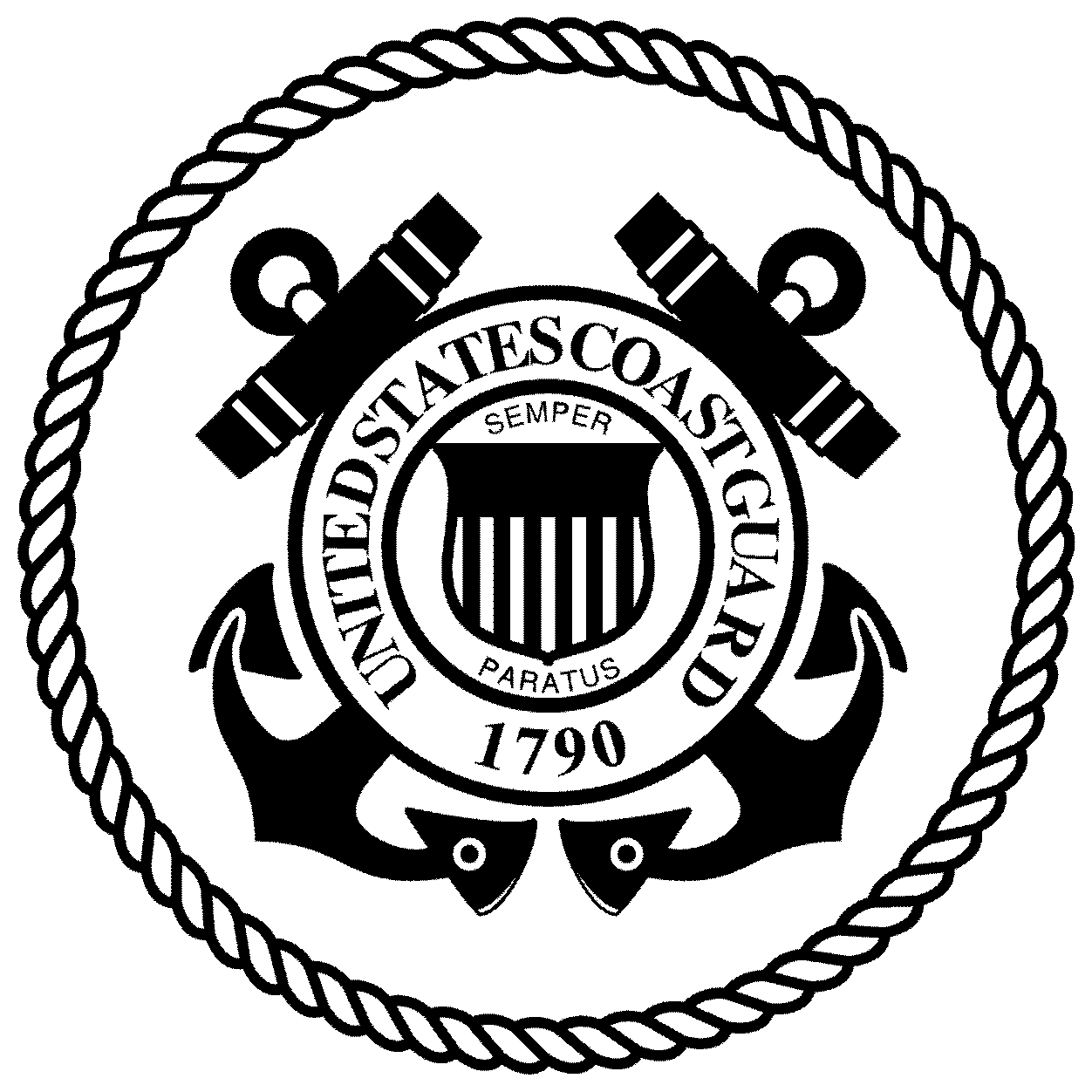 Coast Guard Emblem Vector At Vectorified Com Collection Of Coast