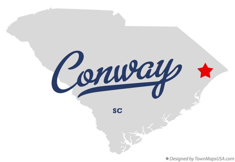 Conway Sc Map