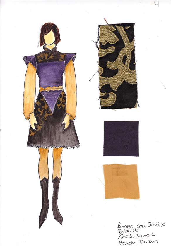 Costume Design Sketches For Romeo Juliet On Behance Costume Design