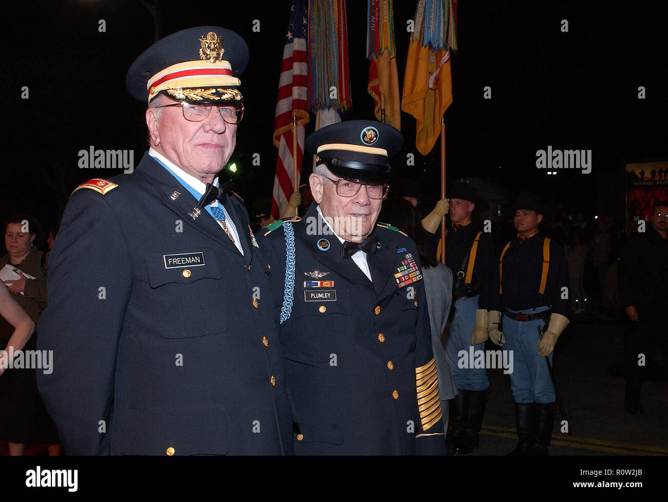 Cpt Ed Too Tall Freeman And Sgt Maj Basil Plumley Arriving At The