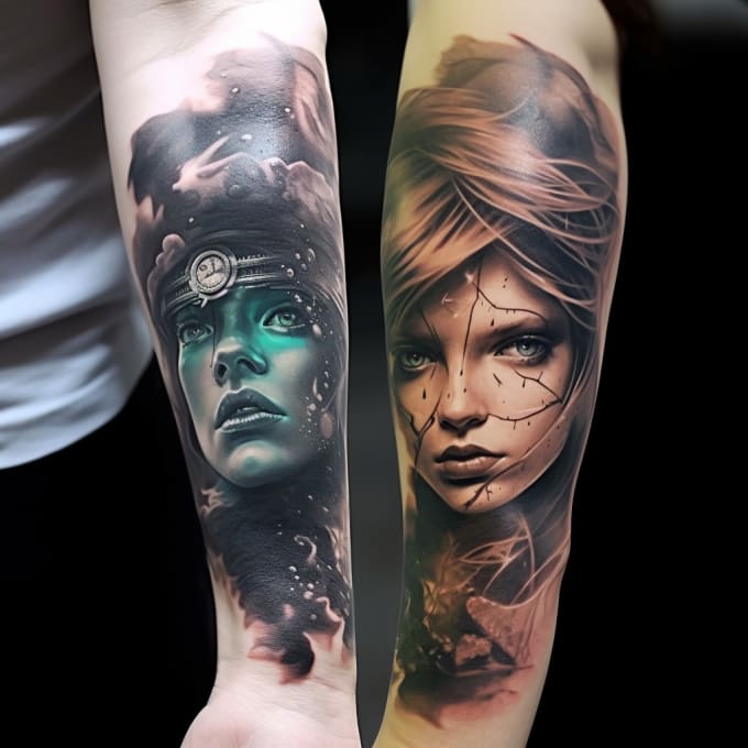 Create A Unique Professional Tattoo Design By Harnoldmecaj Fiverr