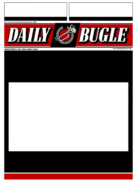 Daily Bugle Newspaper Template