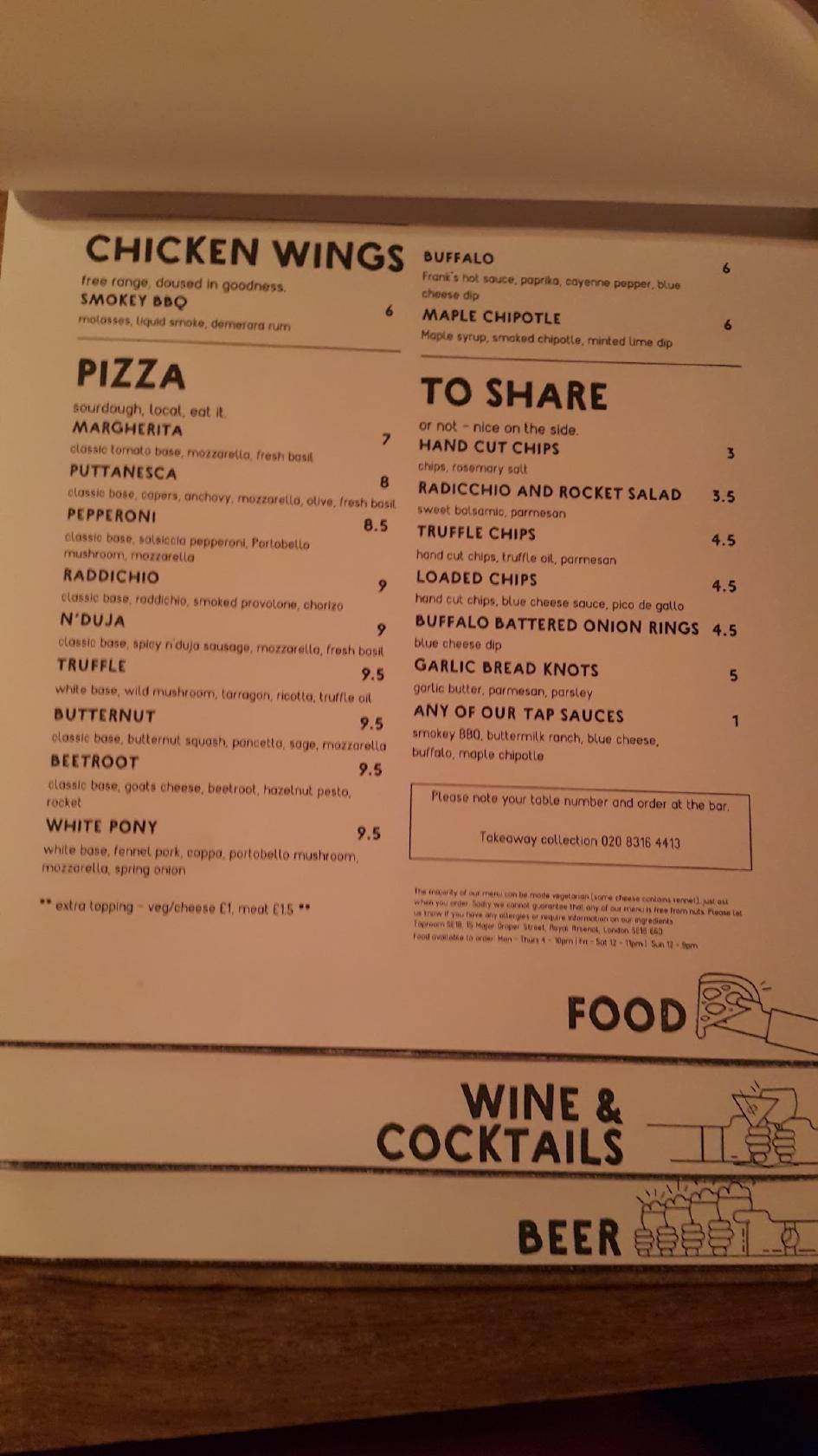 Deckhouse Woolwich Menu Prices Amp Restaurant Reviews Tripadvisor