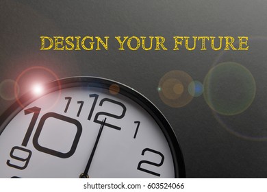 Design Your Future Word Motivation Conceptual Stock Photo 603524066