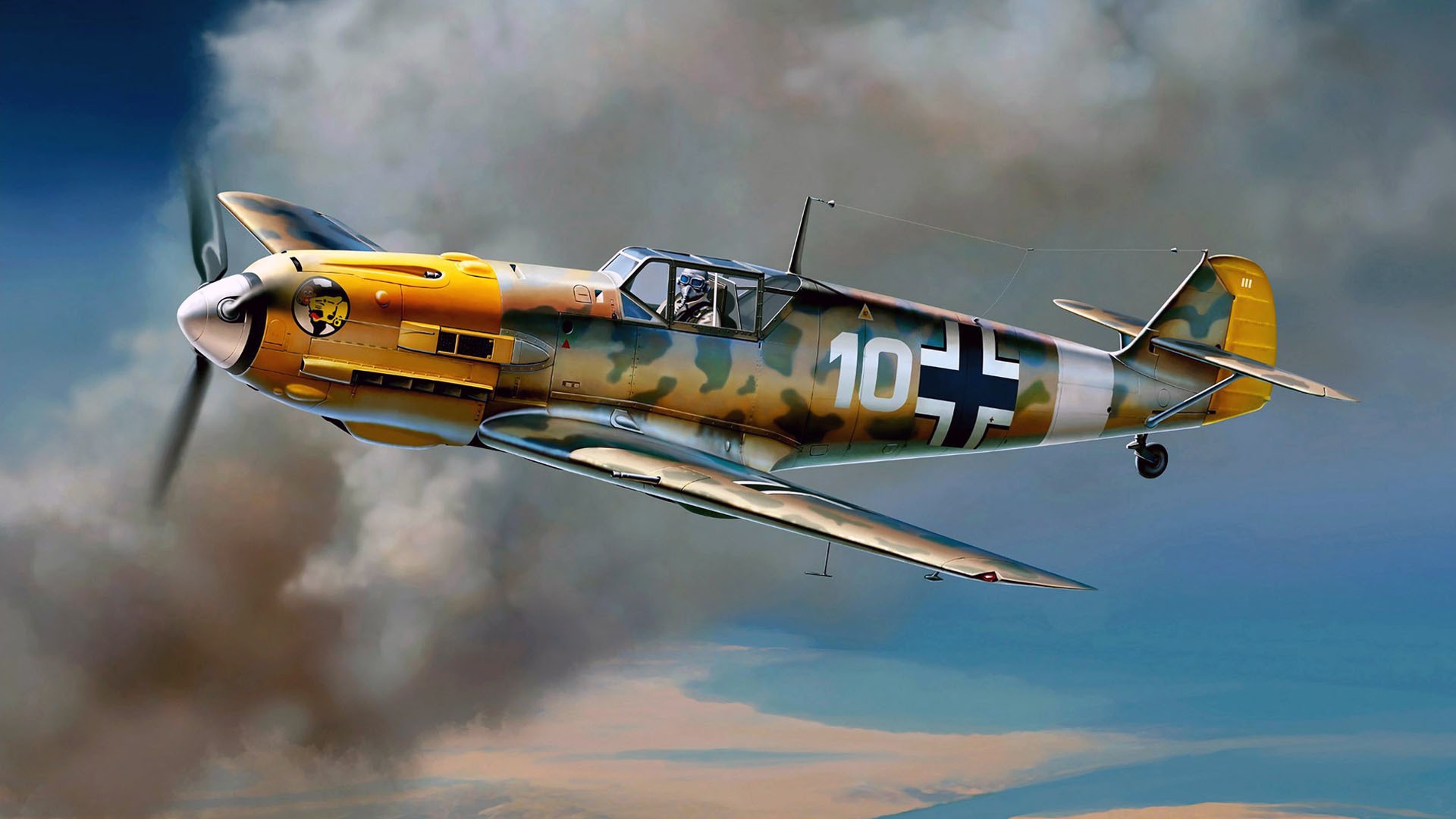 Download Wallpapers Messerschmitt Bf 110 Heavy Fighter Military