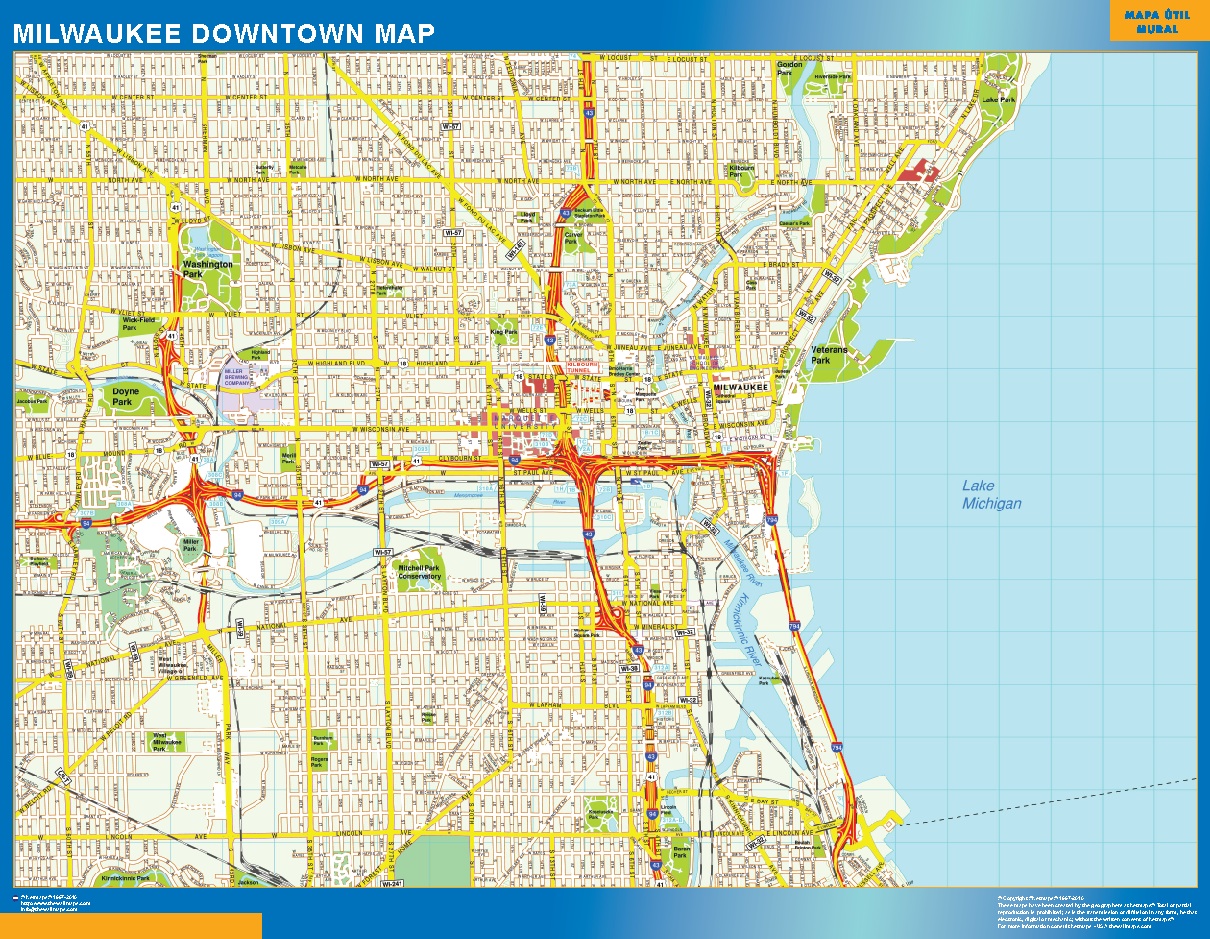 Downtown Milwaukee Zip Code Map