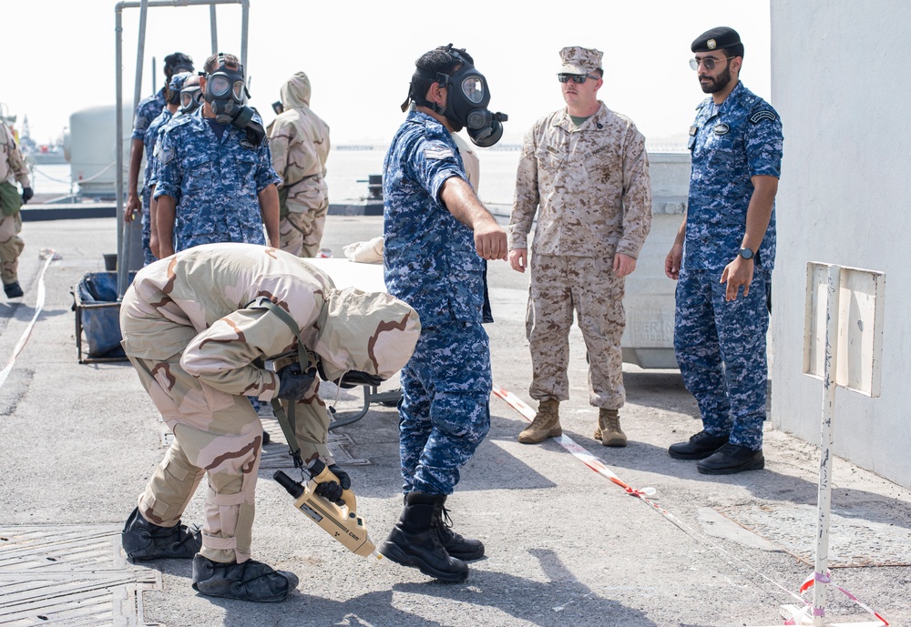 Dvids Images Tf 51 5 Conducts Cbrn Smee With Royal Bahraini Naval