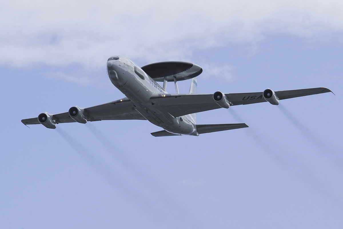 E 3 Awacs Aircraft Military Airplane Aviation