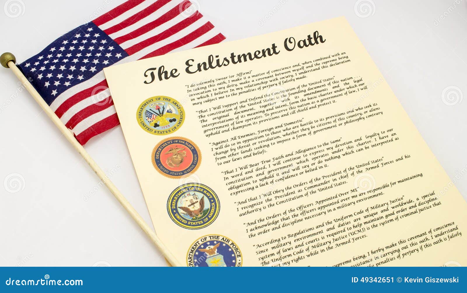 Enlisted Oath Of Enlistment