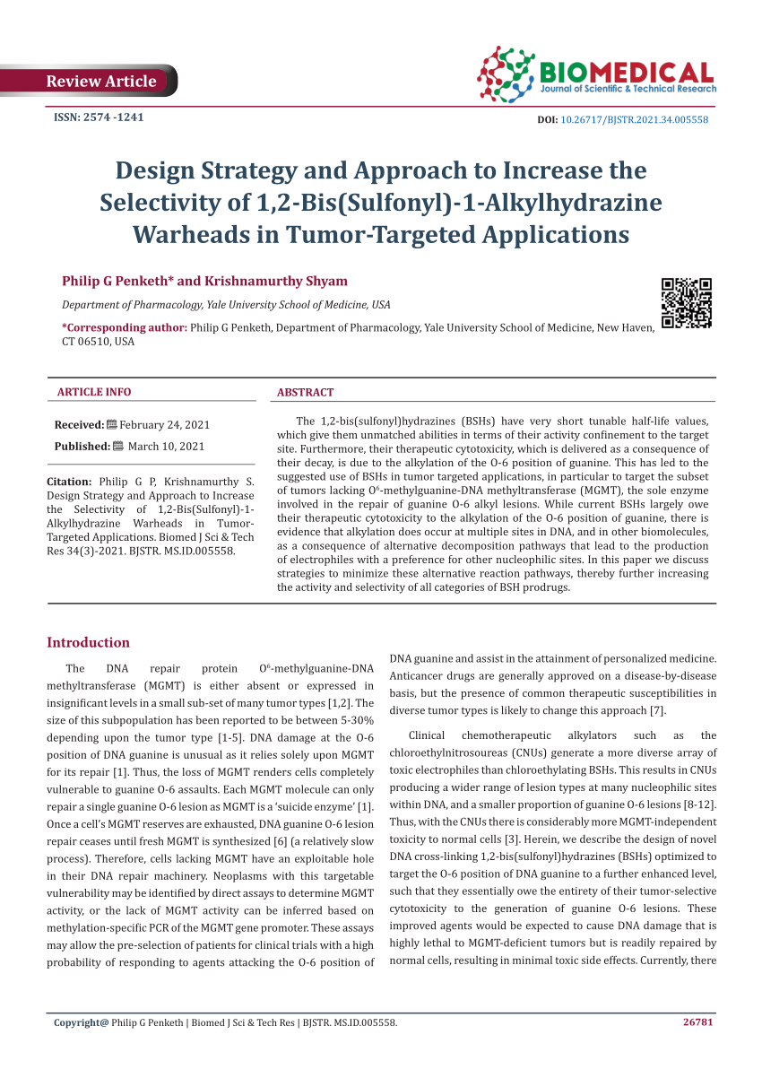 Figure 2 From Design Strategy And Approach To Increase The Selectivity