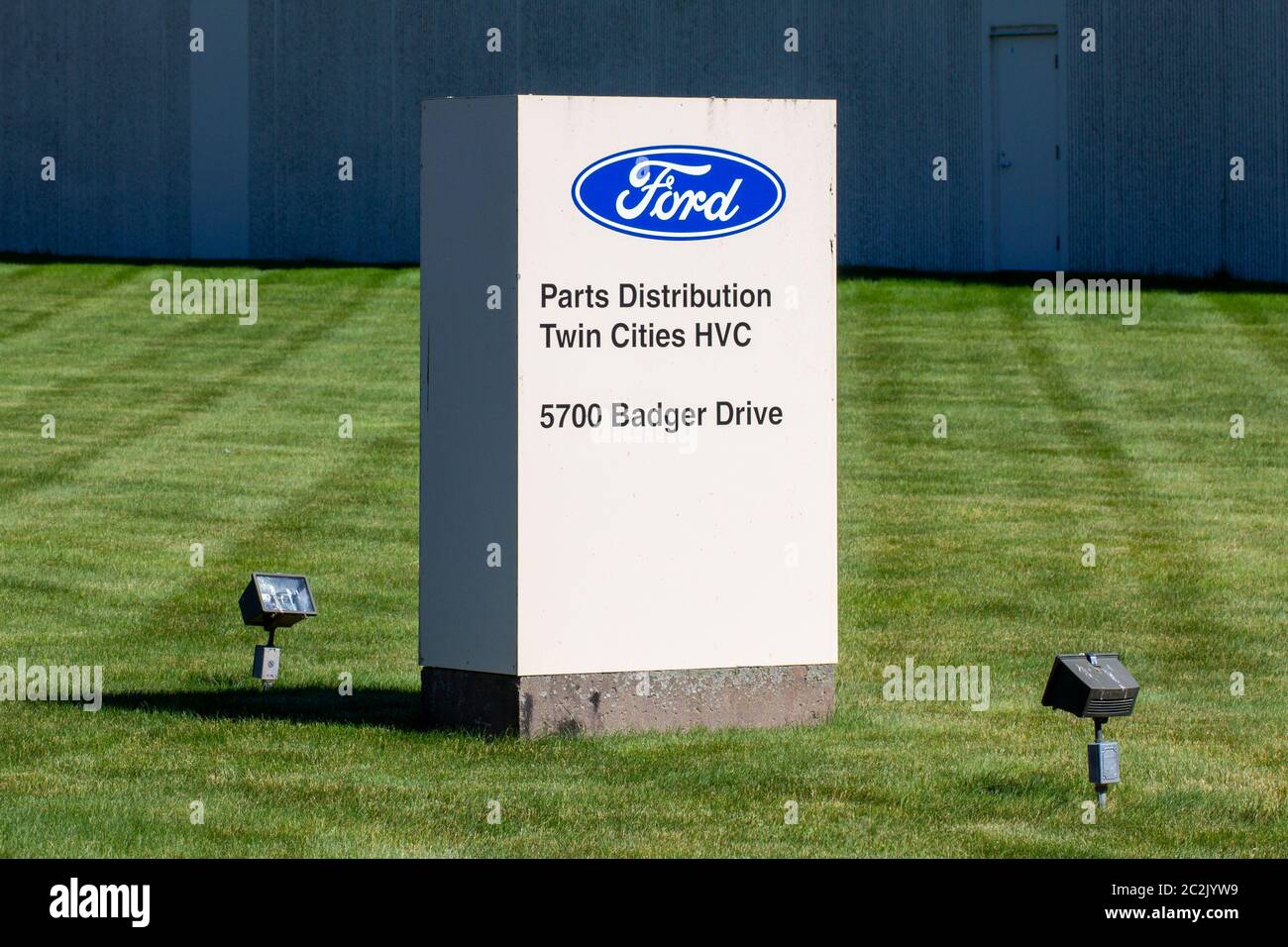 Ford Motor Company Parts Warehouse And Trademark Logo Editorial Photography Image Of Exterior