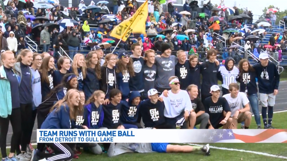 Gull Lake High School Game Ball Ran Nearly 135 Miles To Keep Homecoming