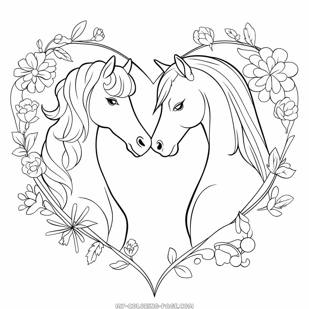 Horse Coloring Page