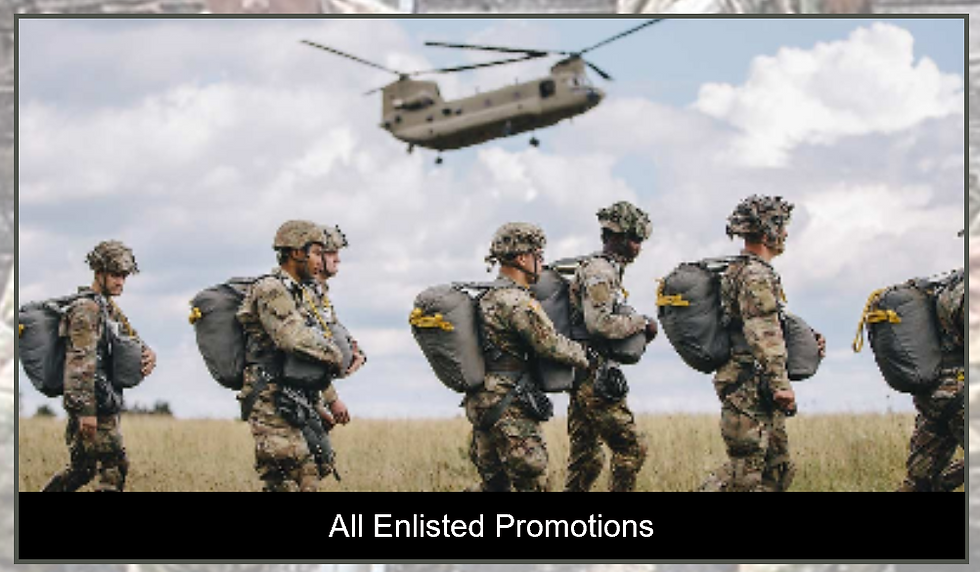 How To Check Army Promotion Point Cutoff List