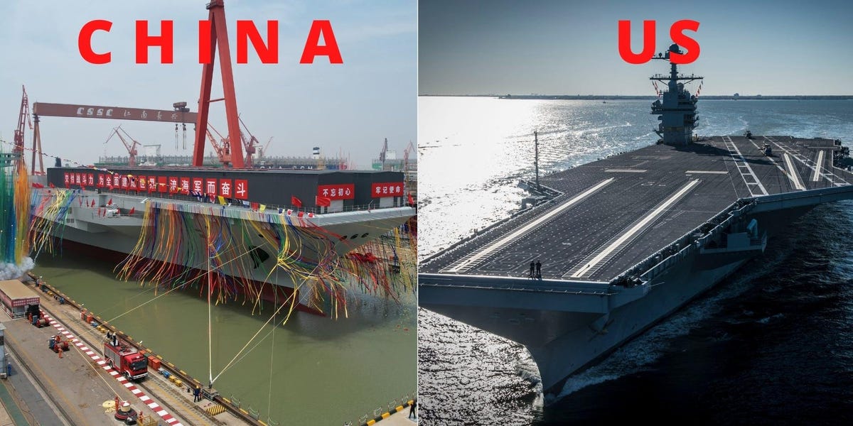 Largest Aircraft Carriers In The World Gerald R Ford Fujian More