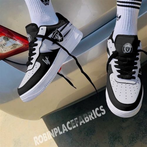 Las Vegas Raiders Air Force 1 Shoes 188Rb Naf Robinplacefabrics