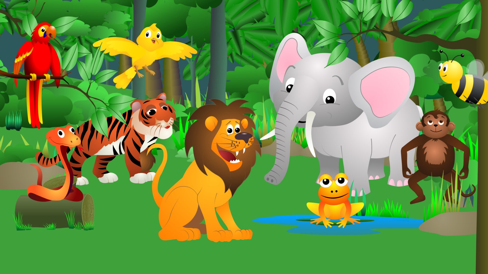 Let S Take A Trip To The Jungle With The Kiboomers Jungle Animals Song