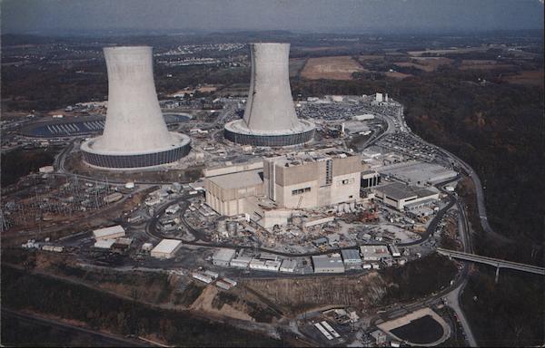 Limerick Generating Station Montgomery County Pottstown Pa Postcard