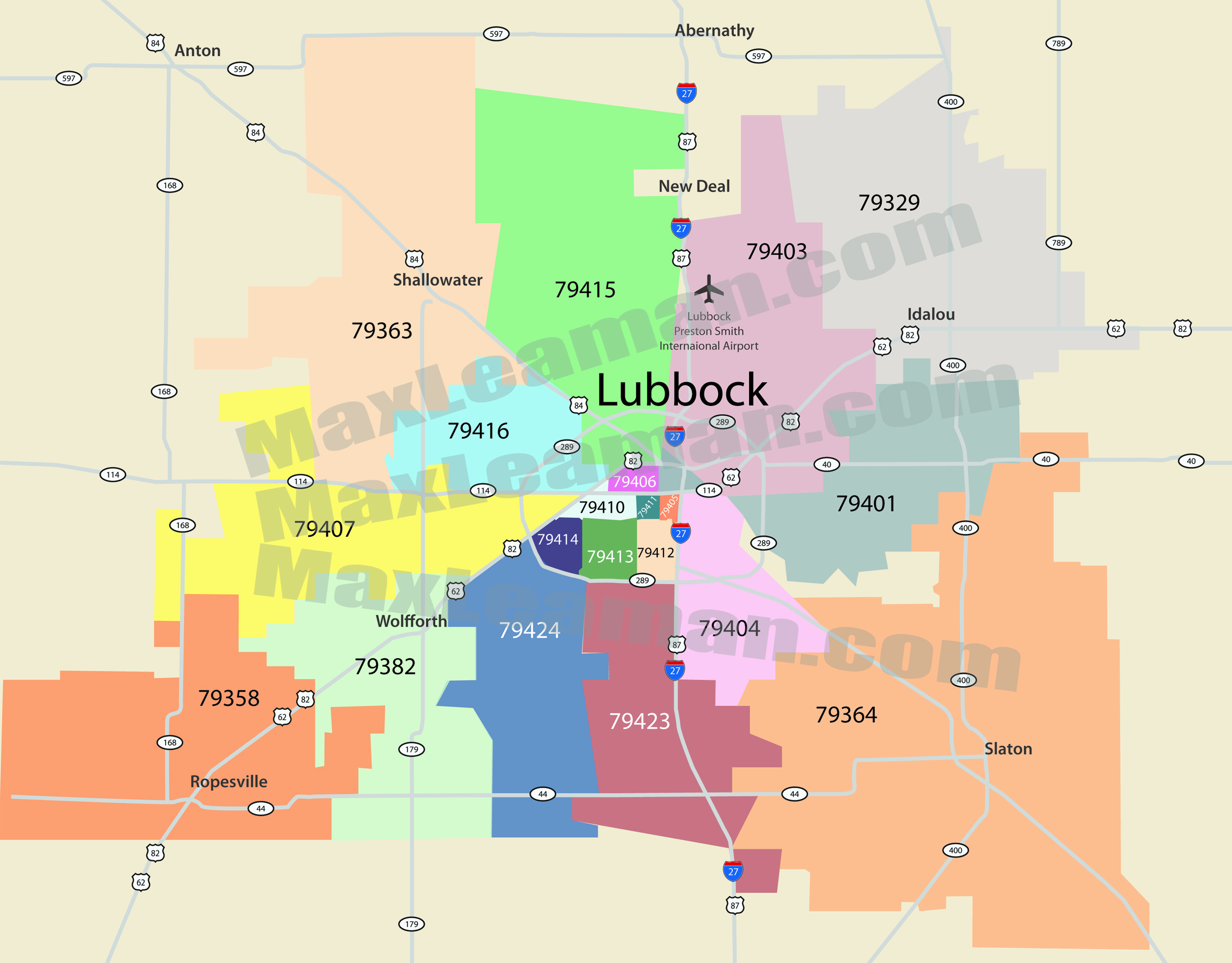 Lubbock Texas Zip Code