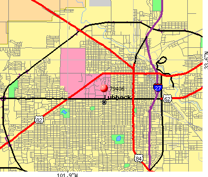 Lubbock Tx Zip Code Map Map Vector