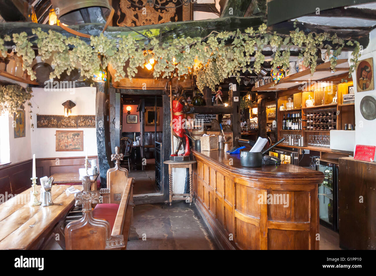 Main Bar At The Royal Standard Of England Pub Forty Green