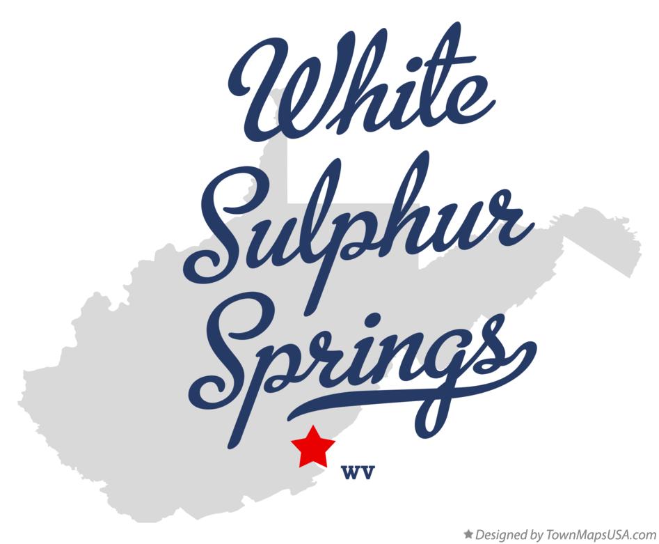 Map Of White Sulphur Springs Wv West Virginia