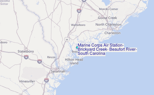 Marine Corps Air Station Brickyard Creek Beaufort River South