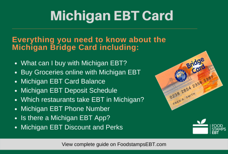 Michigan Ebt Card Questions And Answers Food Stamps Ebt