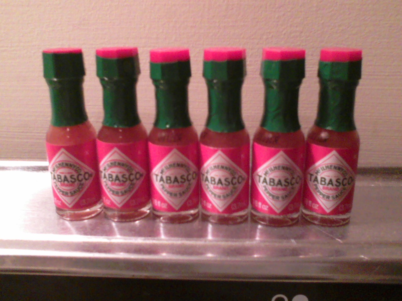 Mini Tabasco Bottles