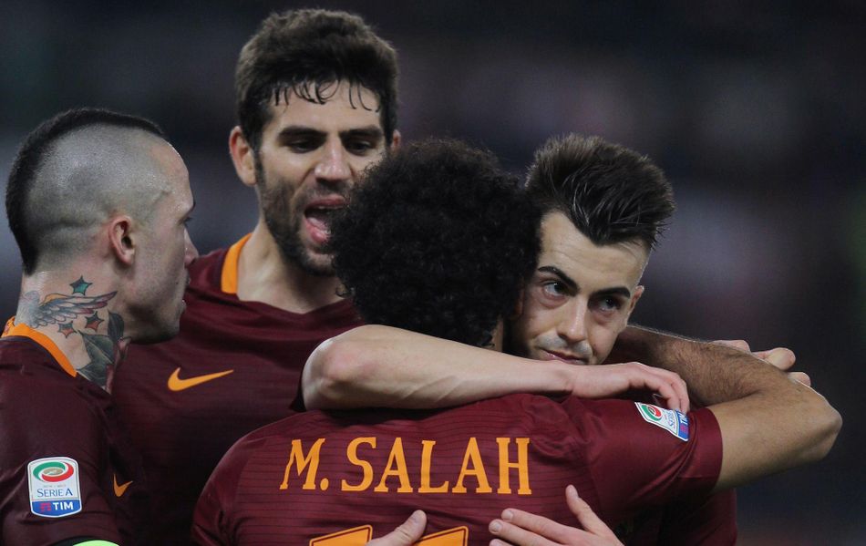 Mohamed Salah Roma Teammates Send Good Luck Messages To Amp 39 King Momo Amp 39 Liverpool Echo